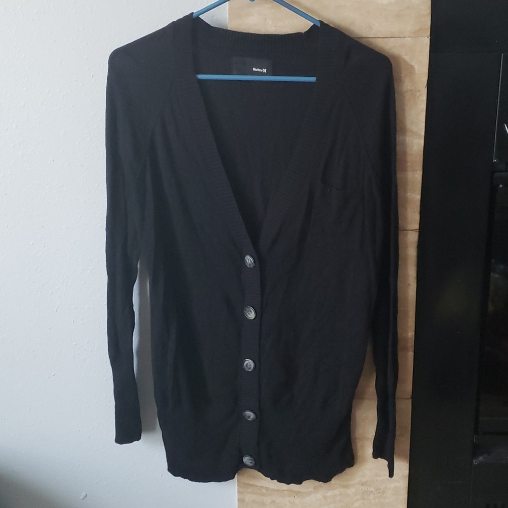 Black Hurley Cardigan